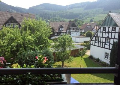 Blick vom Balkon
